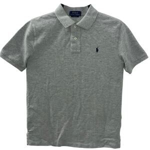 Polo Ralph Lauren Boy's XL Heather Gray Classic Fit Polo Shirt